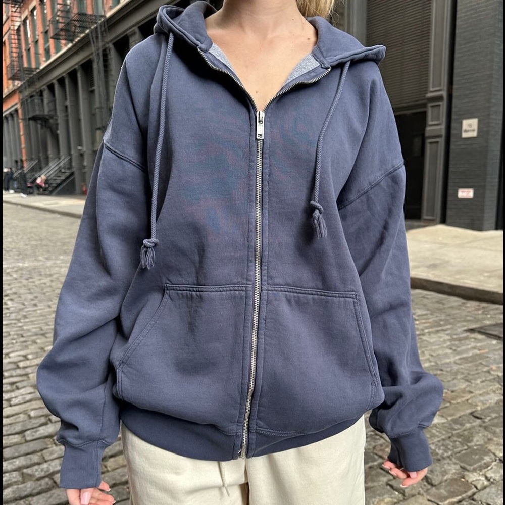 Brandy Melville Christie Zip up Hoodie
